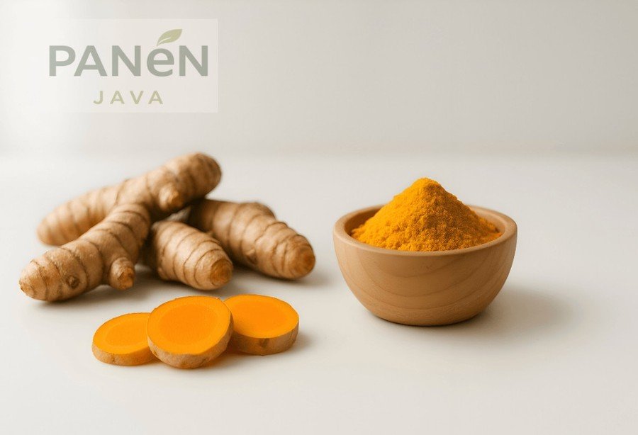 Turmeric root and powder